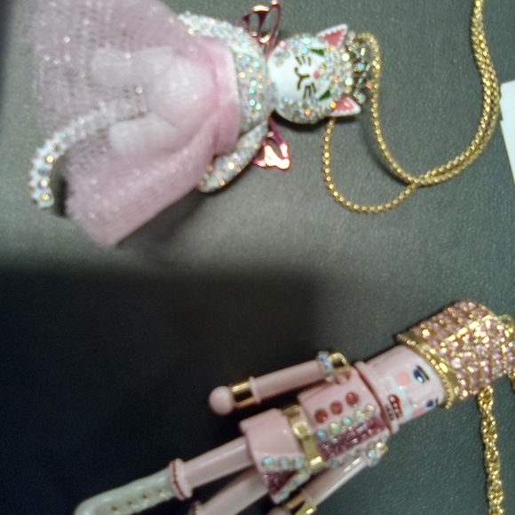 Betsey Johnson Pink Nutcracker Necklace/ Spectacular Gift!! - Picture 4 of 5